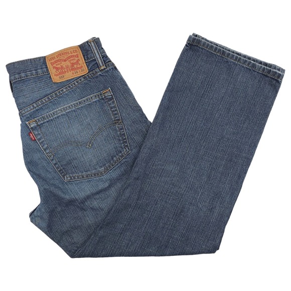 Levi's Other - Levi's 559 Jeans Mens 36x30 Relaxed Straight Leg Denim Blue Medium Wash 2016